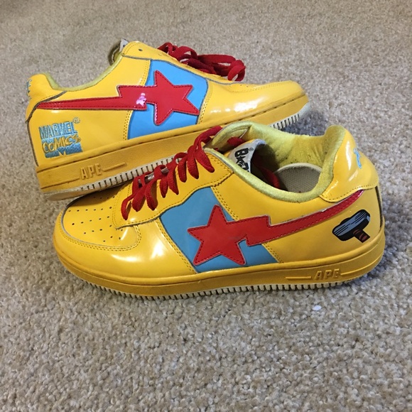 bape marvel shoes